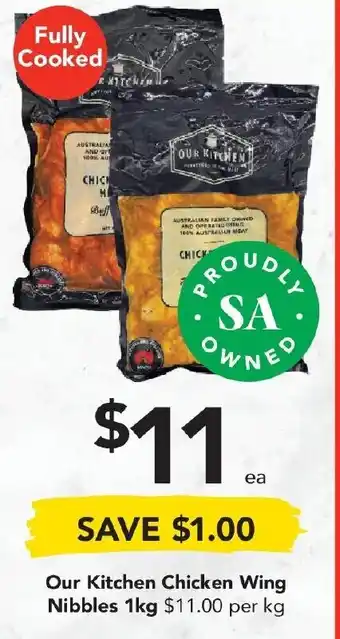 Drakes Our Kitchen Chicken Wing Nibbles 1kg offer