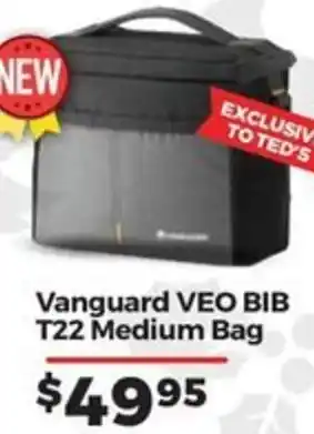 Teds Cameras Vanguard VEO BIB T22 Medium Bag offer