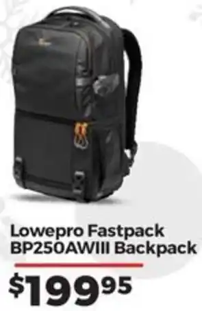Teds Cameras Lowepro Fastpack BP250AWIII Backpack offer