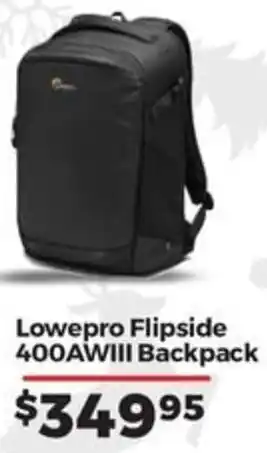 Teds Cameras Lowepro Flipside 400AWIII Backpack offer