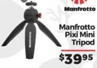 Teds Cameras Manfrotto Pixi Mini Tripod offer