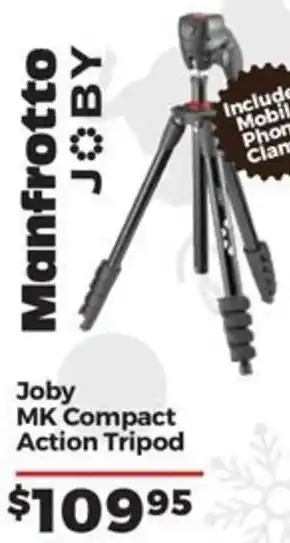 Teds Cameras Joby MK Compact Action Tripod offer