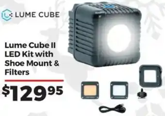 Teds Cameras Lume Cube II LED Kit with Shoe Mount & Filters offer