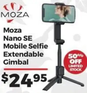 Teds Cameras Moza Nano SE Mobile Selfie Extendable Gimbal offer