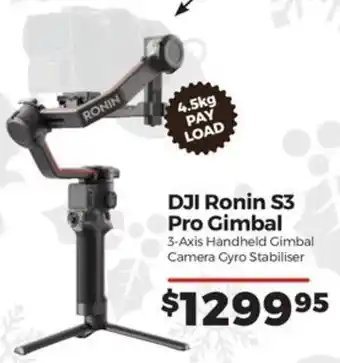 Teds Cameras DJI Ronin S3 Pro Gimbal offer