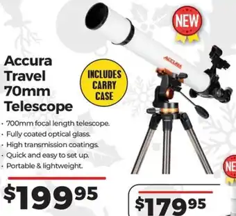 Teds Cameras Accura Travel 70mm Telescope offer