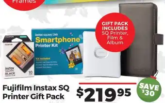 Teds Cameras Fujifilm Instax SQ Printer Gift Pack offer