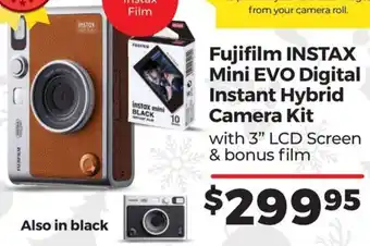 Teds Cameras Fujifilm INSTAX Mini EVO Digital Instant Hybrid Camera Kit offer
