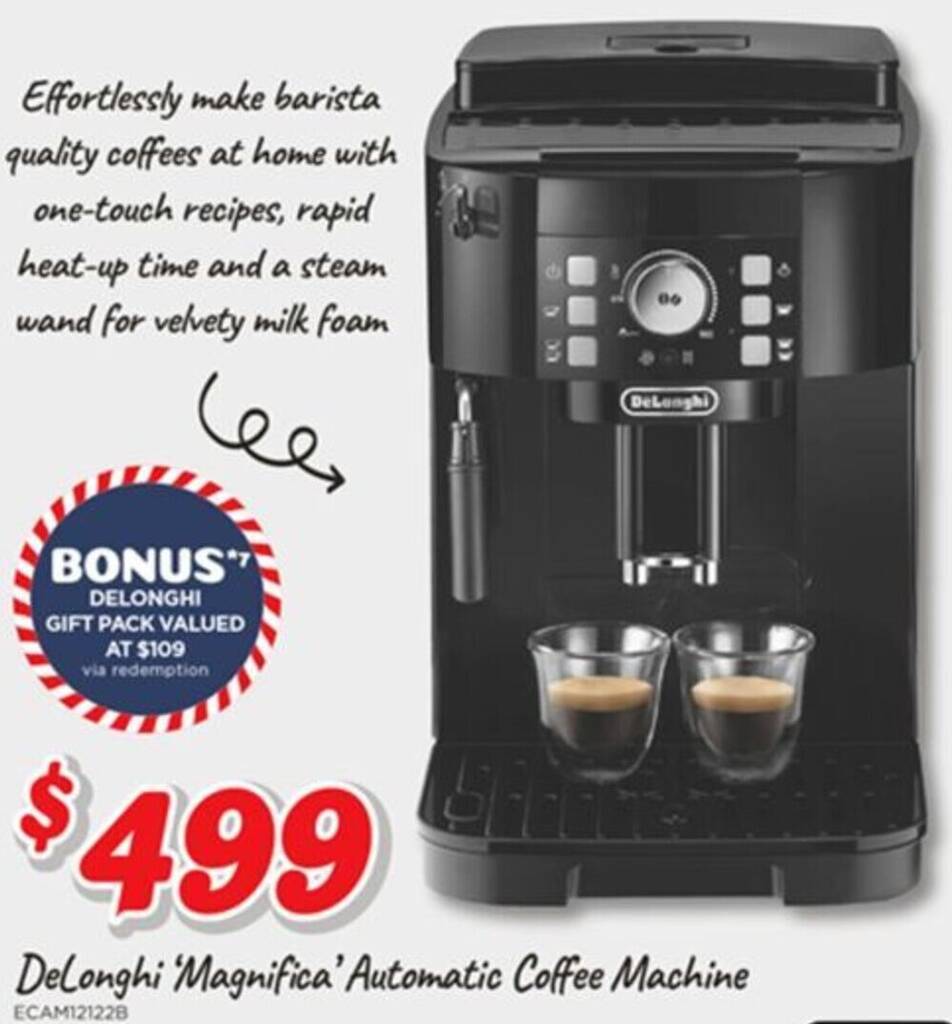 Delonghi Magnifica' Automatic Coffee Machine offer at Joyce Mayne