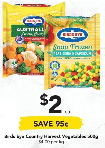 Drakes Birds Eye Country Harvest Vegetables 500g offer