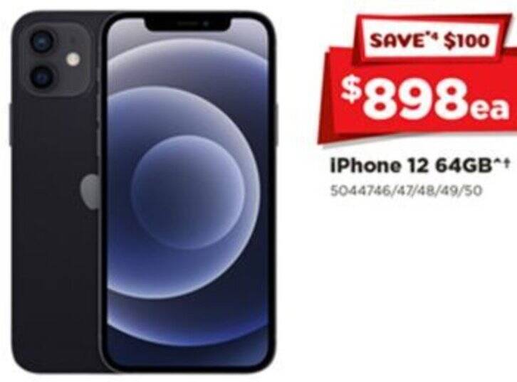 IPhone 12 64GB offer at Joyce Mayne