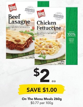 Drakes On The Menu Meals 260g offer