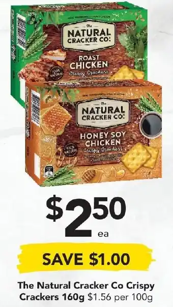 Drakes The natural Cracker Co Crispy Crackers 160g offer