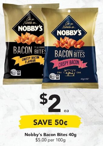 Drakes Nobby's Bacon Bites 40g offer