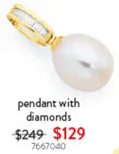 Goldmark pendant with diamonds offer