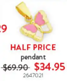 Goldmark pendant offer