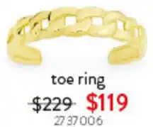 Goldmark toe ring offer