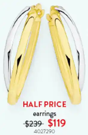 Goldmark earrings offer