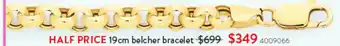 Goldmark 19cm belcher bracelet offer