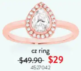 Goldmark cz ring offer