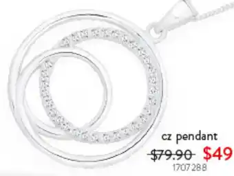 Goldmark cz pendant offer