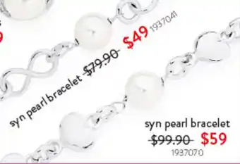 Goldmark syn pearl bracelet offer