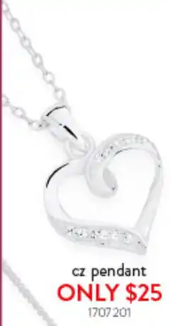 Goldmark cz pendant offer