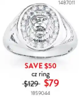 Goldmark cz ring offer