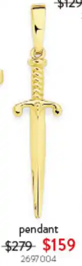 Goldmark pendant offer