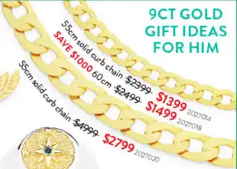 Goldmark 55cm solid curb chain offer