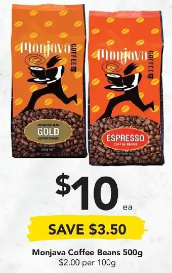Drakes Monjava Coffee Beans 500g offer