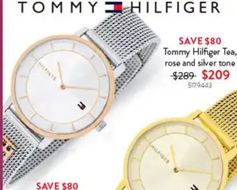 Goldmark Tommy Hilfiger Tea, rose and silver tone offer