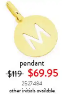 Goldmark pendant offer