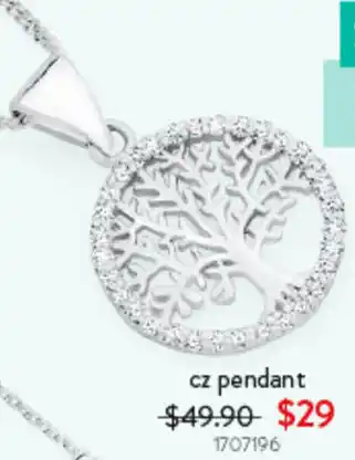 Goldmark cz pendant offer