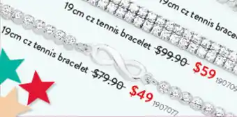 Goldmark 19cm cz tennis bracelet offer