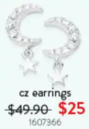 Goldmark cz earrings offer
