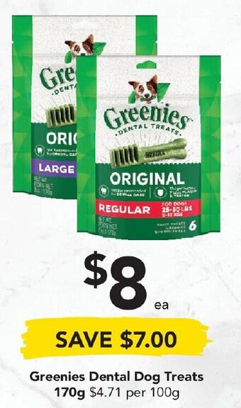 Drakes Greenies Dental Dog Treats 170g offer