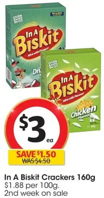 In A Biskit Crackers 160g