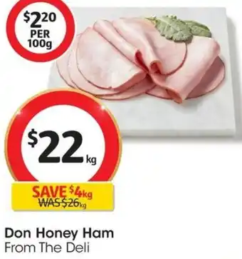 Coles Don Honey Ham offer