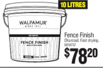 Bunnings Walpamur Fence Finish offer