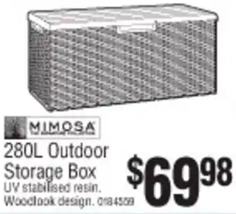 Bunnings Mimosa Outdoor Storage Box 280L offer