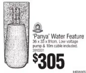 Bunnings 'Panya' Water Feature 35 x 33 x 91cm offer