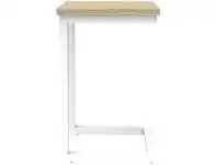 LivingStyles Rapid Eternity Side Table, Oak / White offer