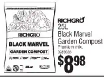 Bunnings Richgro Black Marvel Garden Compost offer