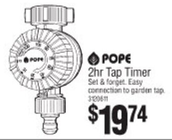 Pope 2hr Tap Timer