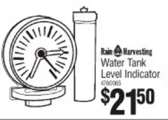 Rain Harvesting Water Tank Level Indicator