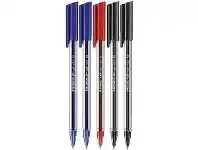 Officeworks Staedtler Stick 432 Plus Ballpoint Pens Assorted 5 Pack offer