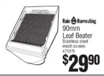 Bunnings Rain Harvesting Leaf Beater 90mm offer