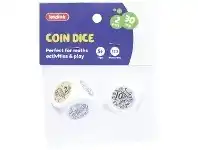 Officeworks Kadink Jumbo Coin Dice 2 Pack offer