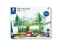 Officeworks Staedtler Coloured Pencil Tin 72 Pack Assorted offer
